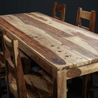 Ξύλινο Τραπέζι Κουζίνας Μοναστηριακό Waverly Palazzo 240X90